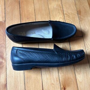 Black SAS shoes loafers size 8